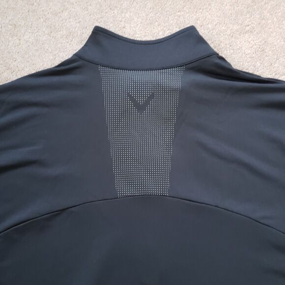 Callaway Mickey Golf Weather Series Size XXL Mens Black 1/4 Zip Long Sleeve - Picture 5 of 8